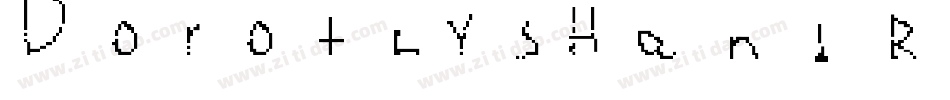 DorothysHand Regular字体转换